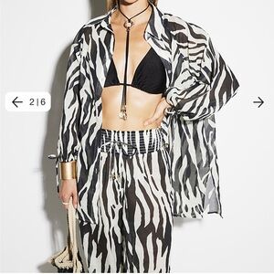 Zebra print shirt